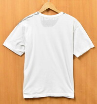 トルコ製 コム・デ・ギャルソン パルファム クリスマス限定 半袖 Tシャツ ホワイトベース×グレー メンズS相当(32342_画像2