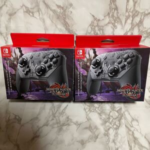 【新品・未開封】モンハン コントローラー プロコン サンブレイクエディション 2台セット Nintendo Switch プロコン