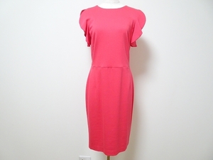 #snc Escada ESCADA One-piece 36 pink series no sleeve frill lady's [661334]