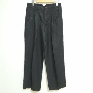 #snc See by Chloe SEEBYCHLOE pants 40 black flax . large size center Press lady's [621473]