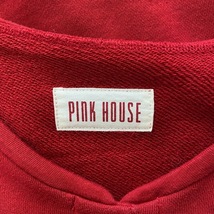 #apc ピンクハウス PINKHOUSE カーディガン M 赤 ワッペン レディース [762069]_画像8