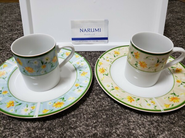 ナルミ　NARUMI 　カップ　ソーサー　ペアカップ　未使用品　断捨離中　最終価格