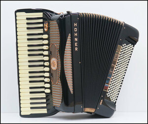 *0 beautiful goods rare Hohner horn na-Gola 454 M? / accordion / 45 keyboard 120 base + free base / case attaching 