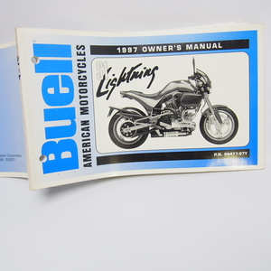 即決.送料無料.Buell.ビューエル.1997.S1.LIGHTNING.&S1.WHITE.LIGHTNING.オーナーズマニュアル.使用説明書.英語版