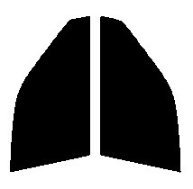 ハーフスモーク　76％ 運転席、助手席　ギャラン　セダン　E3#　カット済みフィルム