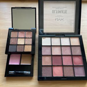 NYX アイシャドウパレット 2点セット