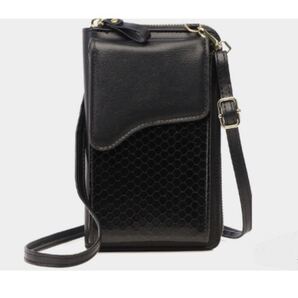 【ZOZOTOWN購入】ショルダーバッグ バッグ スマホショルダーバッグ スマホポーチ ブラック