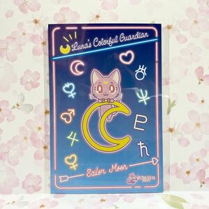  new goods unused Pretty Soldier Sailor Moon .. store original postcard luna month Mark Novelty 