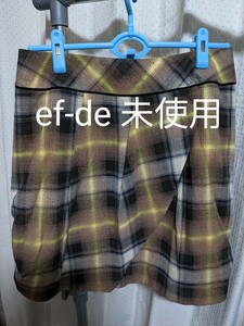 エフデ ef-de　スカート チェック柄