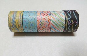 mtlab限定 幅計り売り第16弾 幅20mm マスキングテープ 5本セット