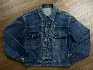 ハギ付き LEVI'S リーバイス 507XX 2nd セカンド Gジャン デニムジャケット オリジナル ビンテージ ビッグサイズ T-back同等サイズ