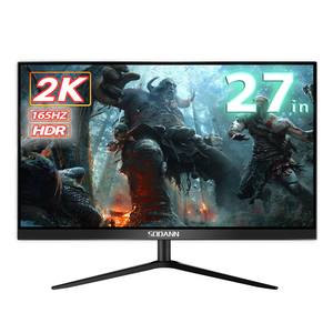 新品 モニター 27インチ 2K 165hz ディスプレイ ゲーミングモニター 5MS HDR対応 ベゼルレス 可視角度176°/170° FPS向き display LVYUAN