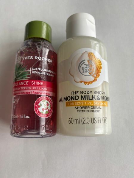 THE BODY SHOP ボディシャンプー＆YVES ROAHER ヘアリンス 