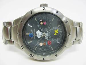 【YT-B⑱141】SNOOPY COLLECTION/スヌーピーコレクション 5000本限定 MULTI FUNCTION 3針QZ グレー文字盤 未使用保管品 ジャンク品