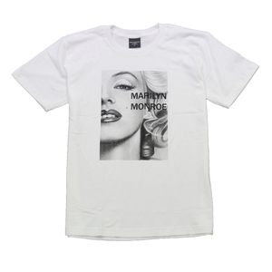 マリリンモンロー セクシーガール アメリカ 映画 ストリート系 人気 デザインTシャツ おもしろTシャツ メンズ 半袖 ★tsr0740-wht-xl
