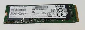 M.2 SSD 128GB SAMSUNG MZ-NTE1280 M.2 NGFF 2280 SATA SSD128GB　動作確認済 中古品　送料無料 3