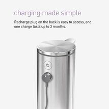 【新品】simplehuman センサーポンプソープディスペンサー 266ml ツヤ消しシルバー シンプルヒューマン 自動 非接触_画像7