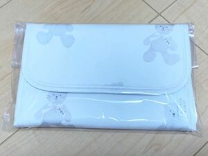 ラスト 正規品 新品 gelato pique ジェラートピケ ヌイグルミモチーフ 母子手帳ケース ジャバラ S OWHT オフホワイト 未使用 紙タグ付き