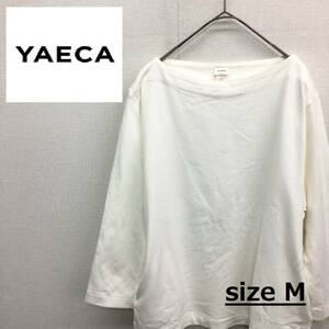 EZ2783●STOCK YAECA ワイド ショート バスクシャツ●M●ホワイト系 綿 コットン100％ レディース トップス ヤエカ ストック