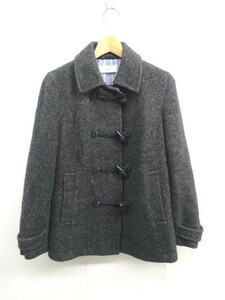 NZ010●Paul Smith トグルボタンウールコート●40●グレー●ポールスミス オンワード樫山