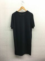 VNZ021●RonHerman California ロングTシャツ シャツワンピース●XS●ブラック ロンハーマン_画像4