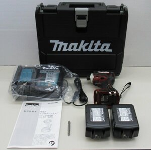 ☆【新品・未使用】makita　マキタ　充電式インパクトドライバ　TD172DGXAR　オーセンティックレッド　18V　6.0Ah　407444