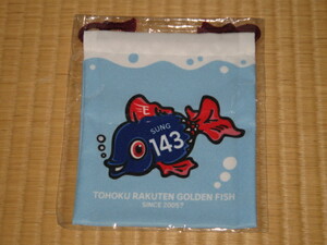 【グッ釣り景品】楽天イーグルス2017ミニ巾着/Golden Fish/金魚/宋家豪