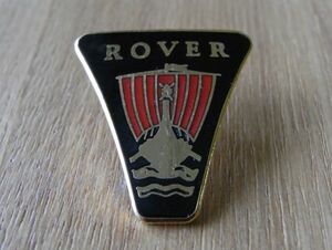 古い ピンバッジ : ROVER 車 船 ロゴ マーク ローバー ピンズ #C