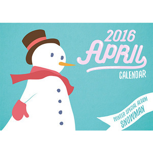 ◆April 『Winter Special Album 『Snowman』 全員直筆サイン非売CD◆韓国