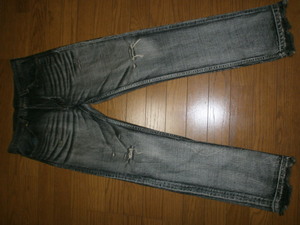 名作 Levi's リーバイス 519 BM519-09 W32 ブラック デニム ユーズド加工 日本製