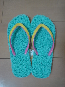 KUSTOM custom AH208759BLU женский US8 25.5cm пляжные шлепанцы AngelFlourescence Be солнечный BeachSandal голубой цвет Blue новый товар бесплатная доставка 