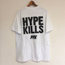 ビンテージ 00s【Playing For Keeps】PFK Tシャツ USA製 L ストリート アメカジ HYPE KILLS 銃 古着 アメリカ 90s アーカイブ 米国製_画像2