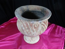 B　バンチェン彩色土器　タイ王国　遺跡発掘品　紀元前1000年　ユネスコ世界遺産（文化遺産）陶器　_画像4