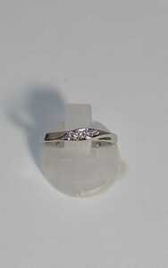 Pt950 diamond ring![4*C].