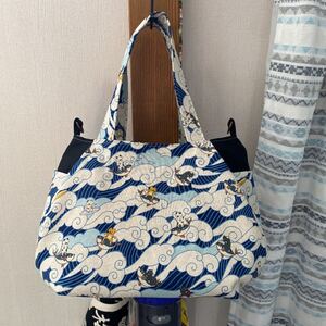 必ず在庫確認を サーフィン猫 チューリップバッグ