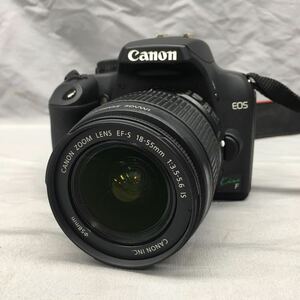 SU■ジャンク品■ Canon キャノン デジタル一眼 EOS Kiss F ボディ EF-S 18-55mm 1：3.5-5.6 IS カメラ 動作未確認 バッテリー/充電器欠品