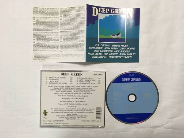 DEEP GREEN GARY MOORE PHIL COLLINS ROD ARGENT フランス盤
