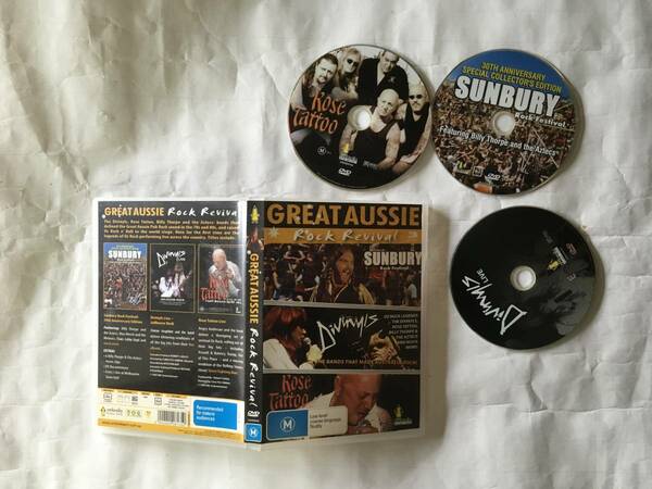 GREAT AUSSIE ROCK REVIVAL 3 SUNBURY ROCK FESTIVAL ROSE TATTO DIVINYLS