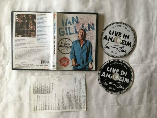 IAN GILLAN LIVE AT ANAHEIM DVD　CD