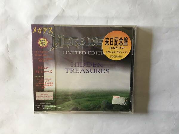 MEGADETH HIDDEN TREASURES 新品