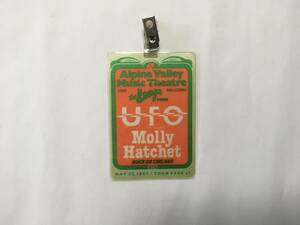 UFO MOLLY HATCHET　81年　バックステージパス