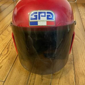 GPA ヘルメット　ジェット　グラフィック　デカール　当時物　ヴィンテージ　59 Arai SHOEI SNELL シールド　スモーク　族車