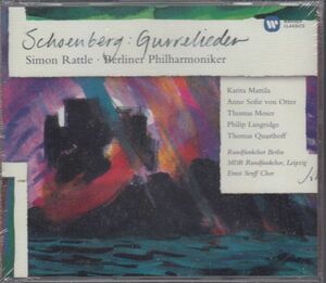[2CDWarner]シェーンベルク:グレの歌/K.マッティら(s)&A.S.v.オッター(ms)他&S.ラトル&ベルリン・フィルハーモニー管弦楽団 2001.9