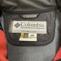 Columbia/コロンビア/ジップアップフリース切り替えジャケット/スタンドネック/ベンチレーション付き/TITANIUM/レディースXL/ユニセックス_画像9