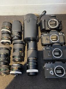 8.9 (14) 1円売り切り 送料無料 CANON F-1 オリンピック フィルムカメラ FD レンズ 35mm 1:2 50mm 1:1.4 50mm まとめ ジャンク