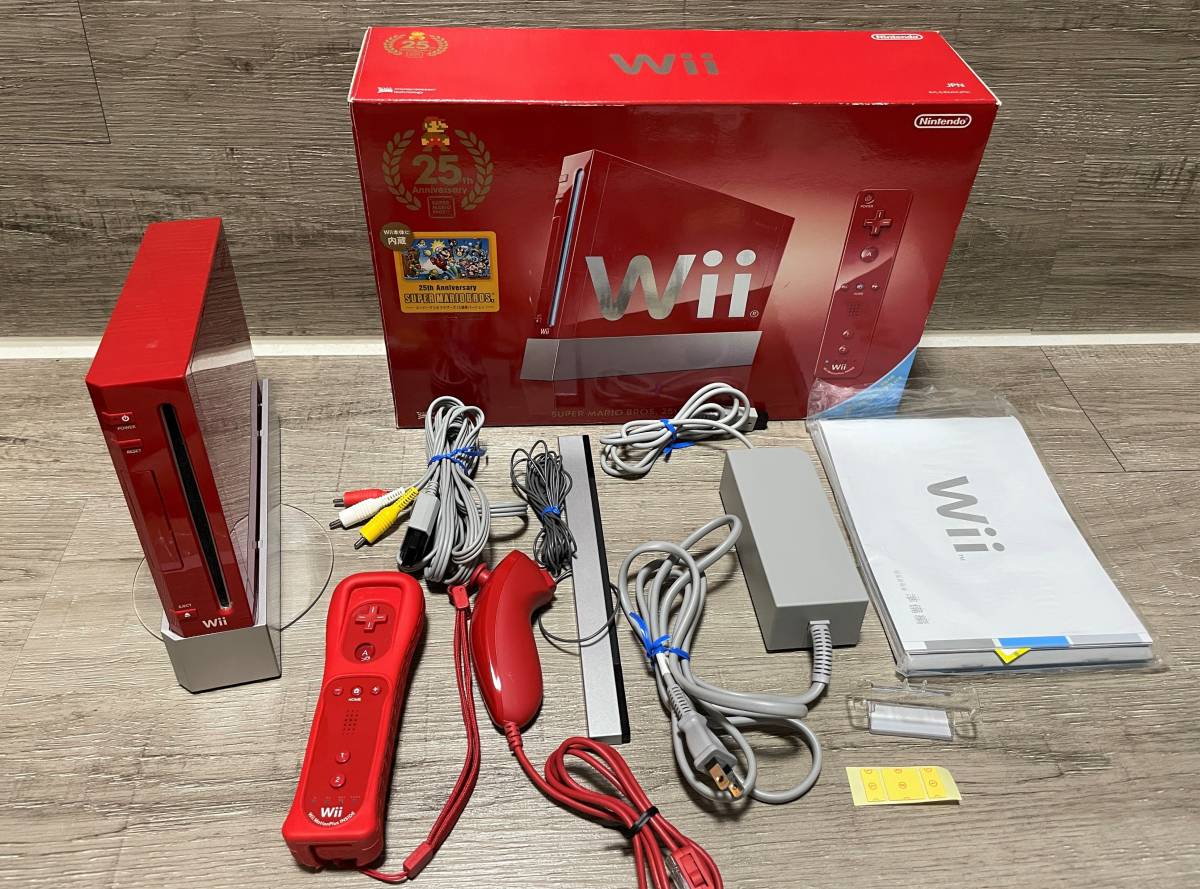 【在庫あり】 Nintendo Wii モデル マリオ　25th RVL-S-RAAV 家庭用ゲーム本体