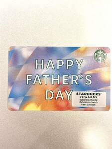 北米 Starbucks スターバックスカード HAPPY FATHER’S DAY PIN未削り