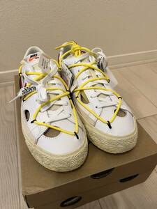 Off-White × Nike Blazer Low オフホワイト × ナイキ ブレーザー ロー サイズ27.5