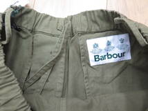 No.76　タグ外れ　未使用保管品　Lサイズ　Barbour　バブアー　バーブァー　ホワイトレーベル ディロンショーツ　ショートパンツ　オリーブ_画像4