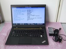 ジャンク Junk ThinkPad X1 Carbon 2nd Gen2 20A8-S06T0A Core i5 4300U/8GB/SSDなし キーボード破損他 OS起動は確認済 現物写真 管14_画像1